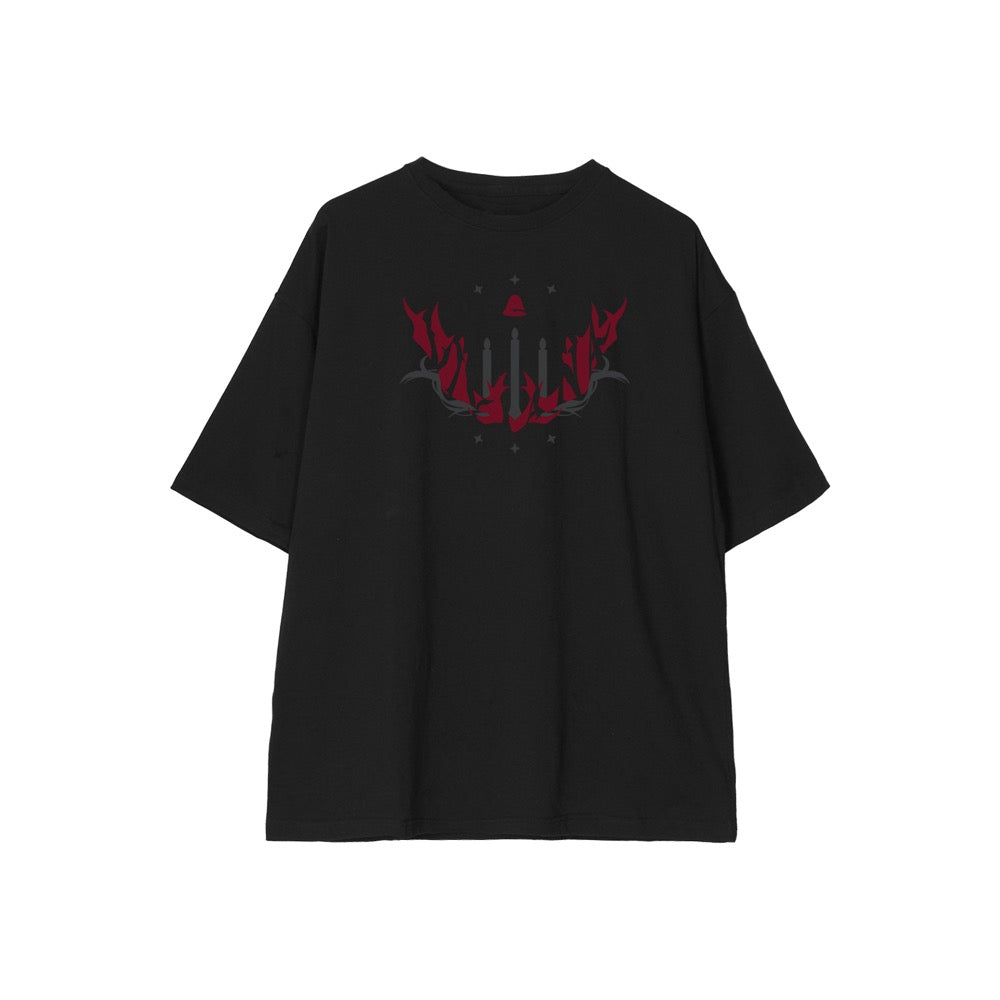 409SKU アークナイツ 描き起こし ショッピングver. ヴィヴィアナ 着用BIGシルエットTシャツユニセックス(サイズ/S) - official product image | AniSmile