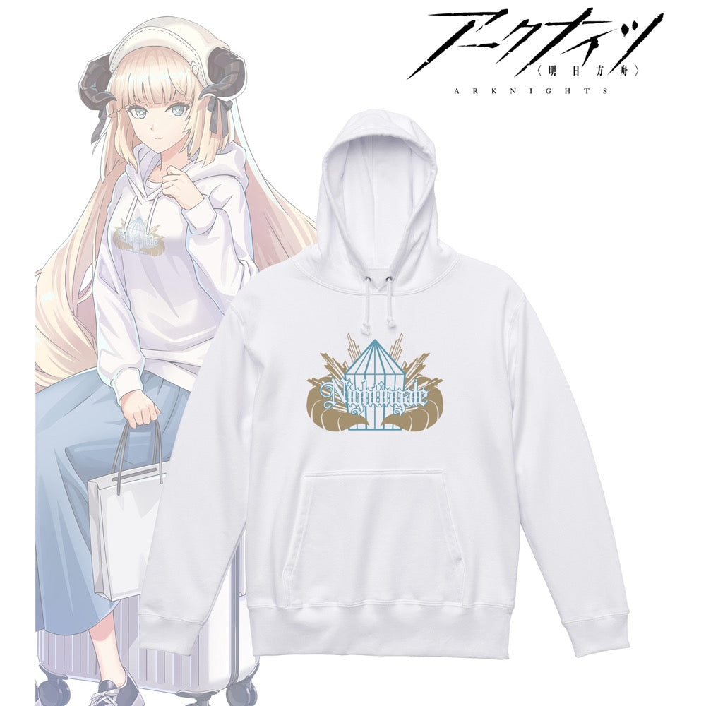409SKU アークナイツ 描き起こし ショッピングver. ナイチンゲール 着用パーカーレディース(サイズ/M) 图片 2 | AniSmile