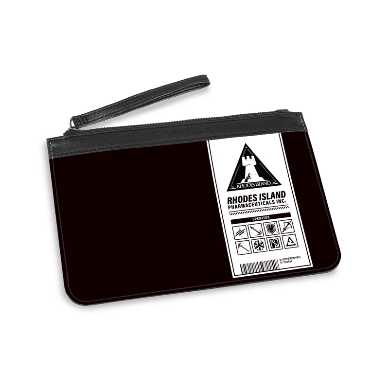 409SKU アークナイツ ロドス 支給品風 PUレザーフラットポーチ - official product image | AniSmile