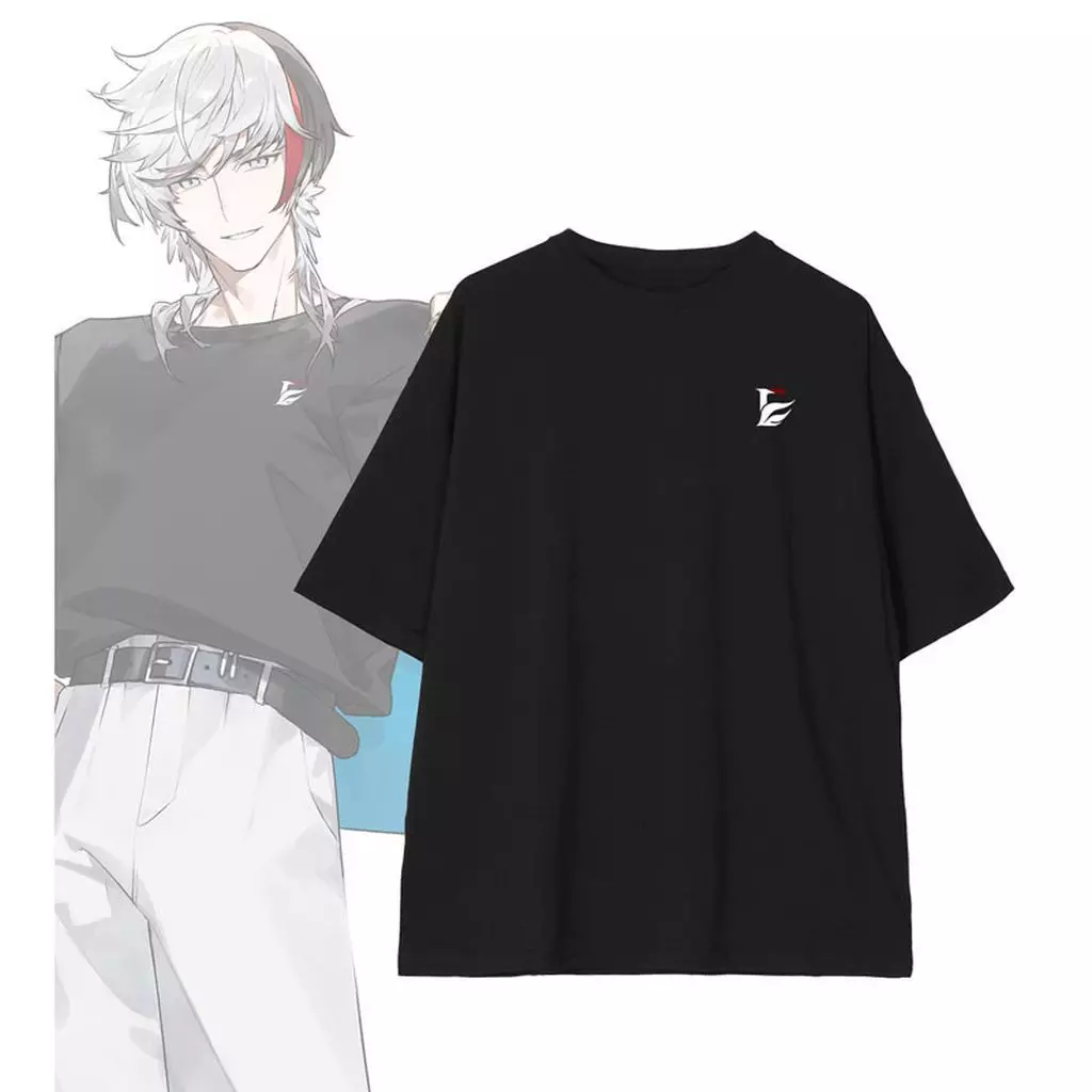409SKU アークナイツ エリジウム ショッピングver. 着用BIGシルエットTシャツユニセックス(サイズ/M) - official product image | AniSmile