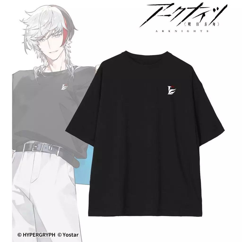 409SKU アークナイツ エリジウム ショッピングver. 着用BIGシルエットTシャツユニセックス(サイズ/M) Image 2 | AniSmile