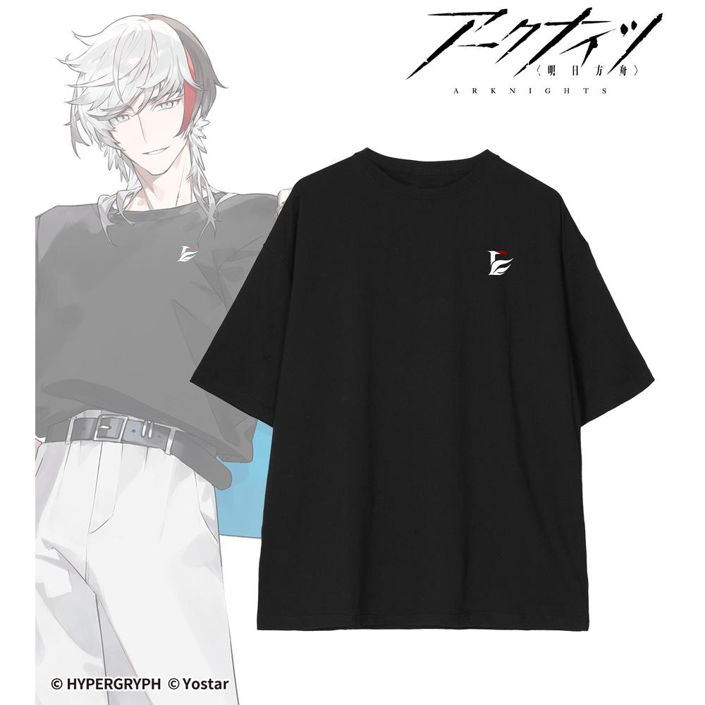 409SKU アークナイツ エリジウム ショッピングver. 着用BIGシルエットTシャツユニセックス(サイズ/S) 图片 3 | AniSmile