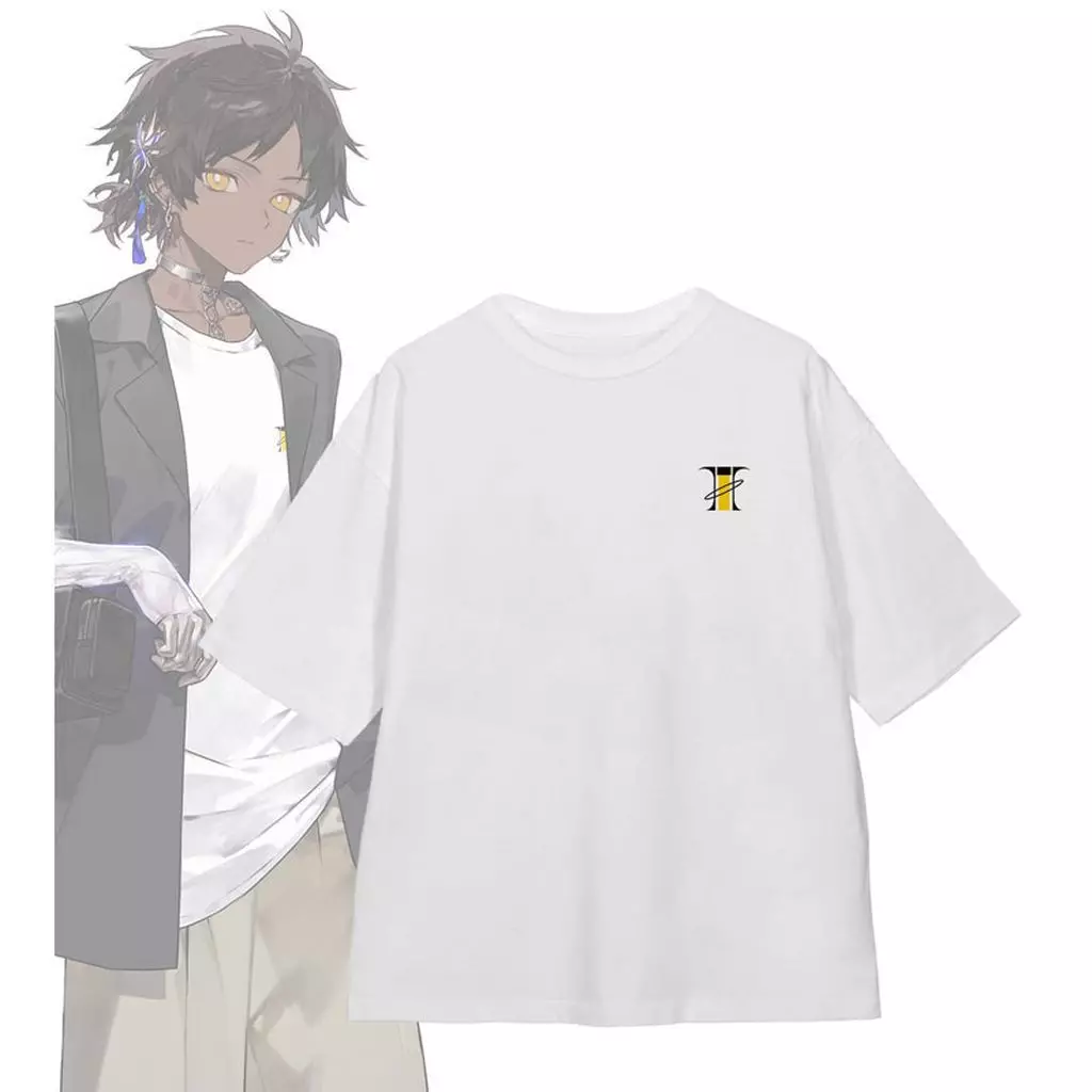 409SKU アークナイツ 引星ソーンズ ショッピングver. 着用BIGシルエットTシャツユニセックス(サイズ/M) - official product image | AniSmile
