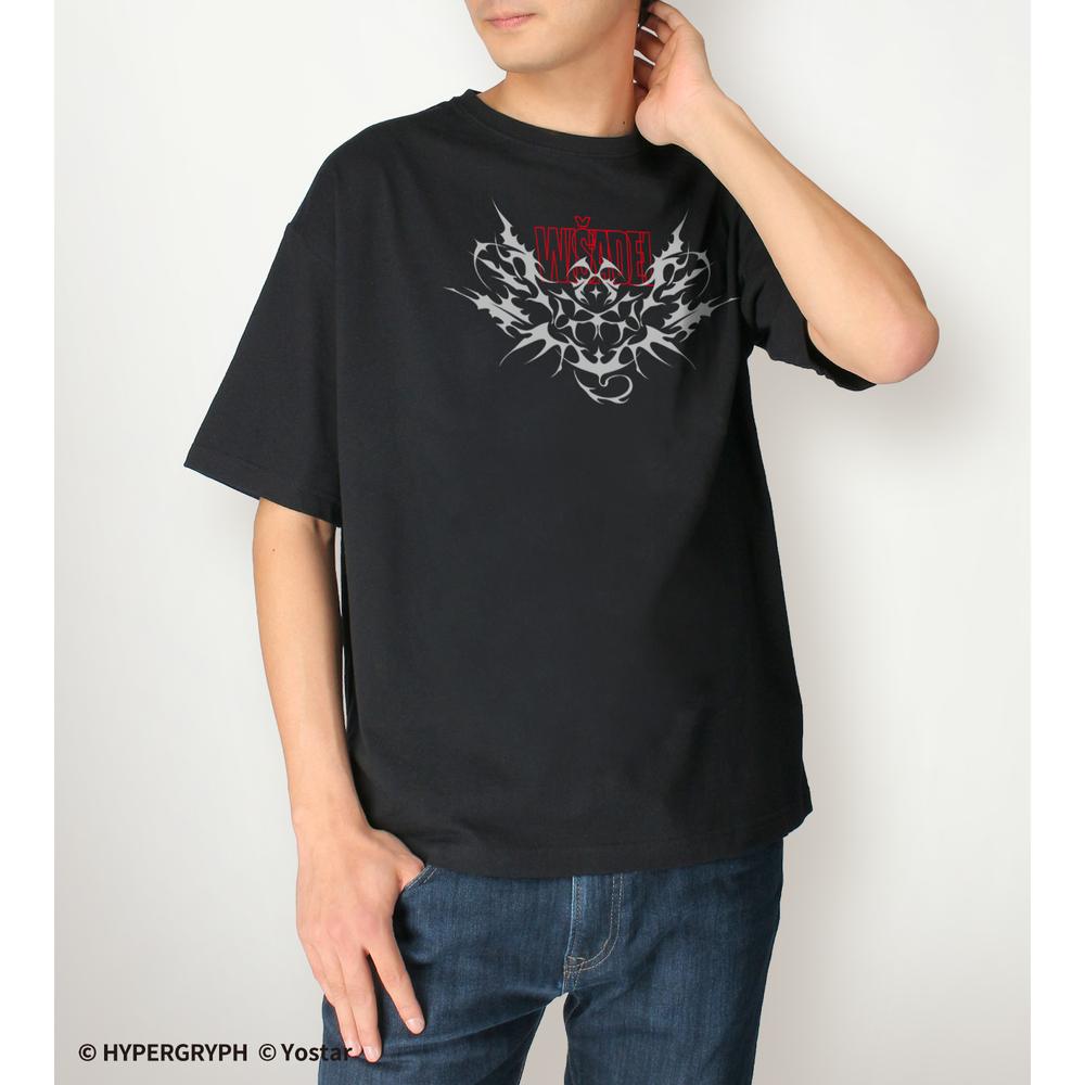 409SKU アークナイツ ウィシャデル ショッピングver. 着用BIGシルエットTシャツユニセックス(サイズ/S) Image 4 | AniSmile