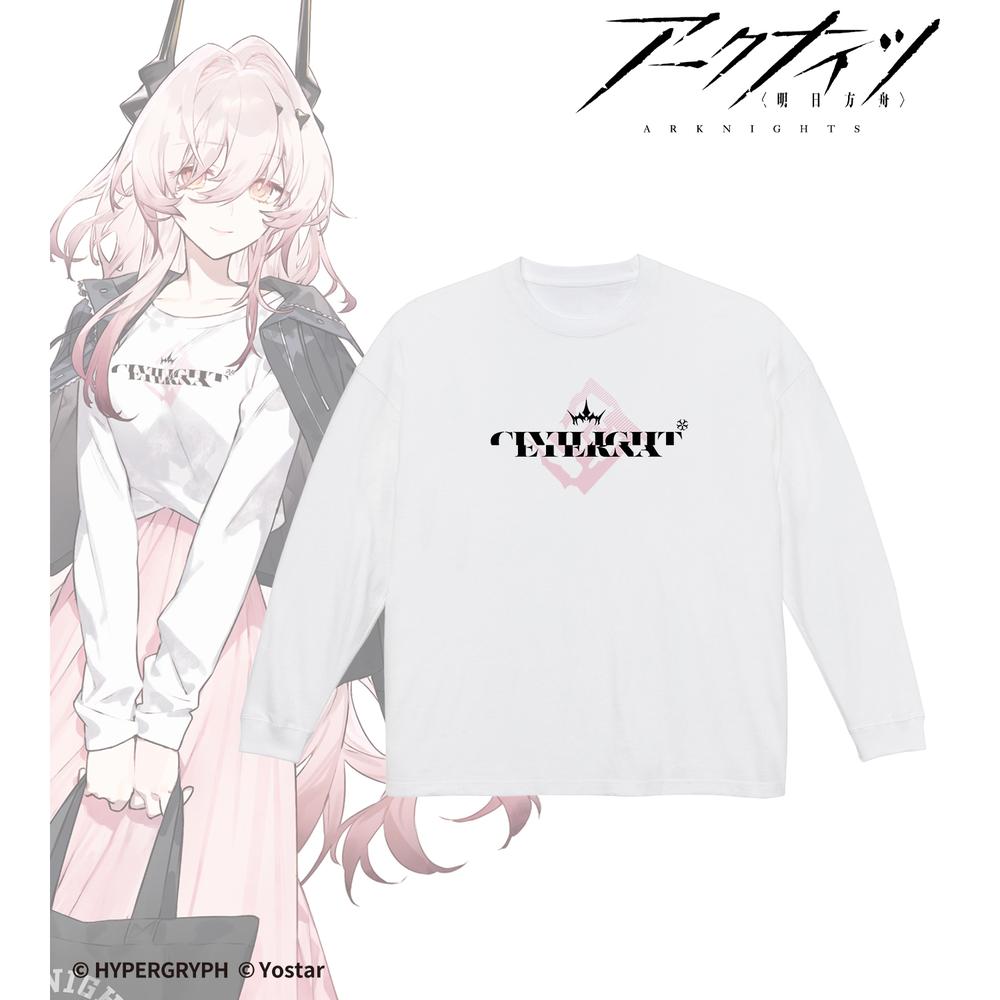 409SKU アークナイツ シヴィライト・エテルナ ショッピングver. 着用BIGシルエットロングTシャツユニセックス(サイズ/S) Image 2 | AniSmile