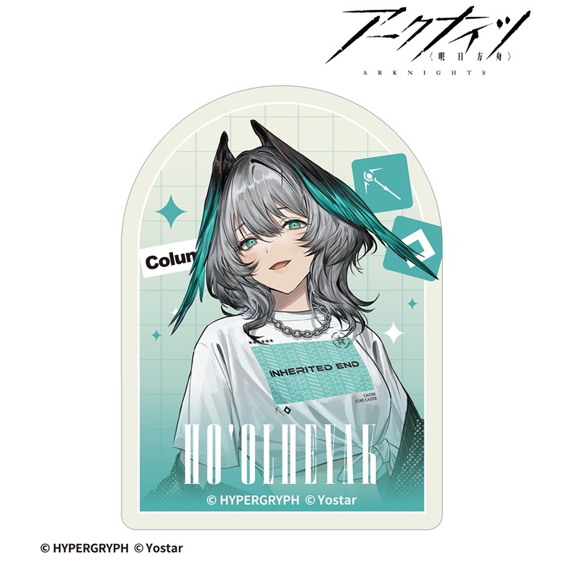 409SKU アークナイツ ホルハイヤ ショッピングver. ミニダイカットステッカー Image 2 | AniSmile