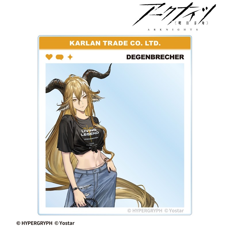 409SKU アークナイツ デーゲンブレヒャー ショッピングver. アクリルカード Image 2 | AniSmile