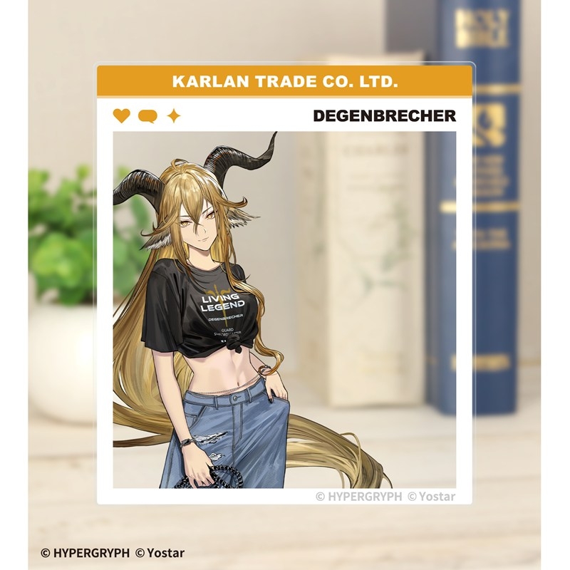 409SKU アークナイツ デーゲンブレヒャー ショッピングver. アクリルカード Image 3 | AniSmile