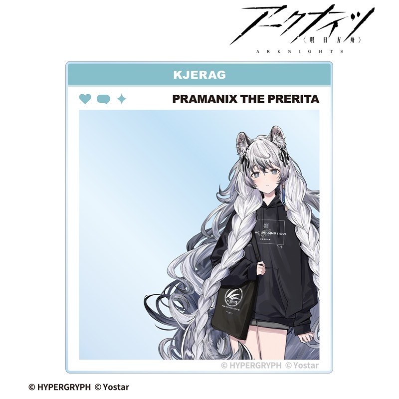 409SKU アークナイツ 聖聆プラマニクス ショッピングver. アクリルカード 图片 2 | AniSmile