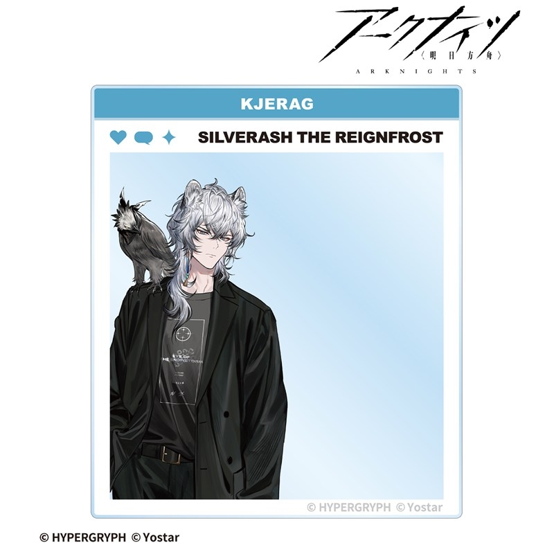 409SKU アークナイツ 凛御シルバーアッシュ ショッピングver. アクリルカード Image 2 | AniSmile