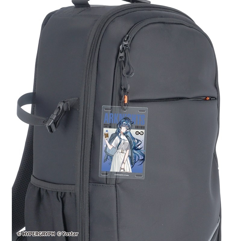 409SKU アークナイツ 溯光アステジーニ ショッピングver. カラビナ付きカード型アクリルキーホルダー Image 3 | AniSmile