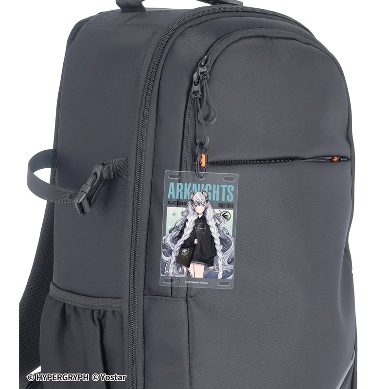 409SKU アークナイツ 聖聆プラマニクス ショッピングver. カラビナ付きカード型アクリルキーホルダー Image 3 | AniSmile