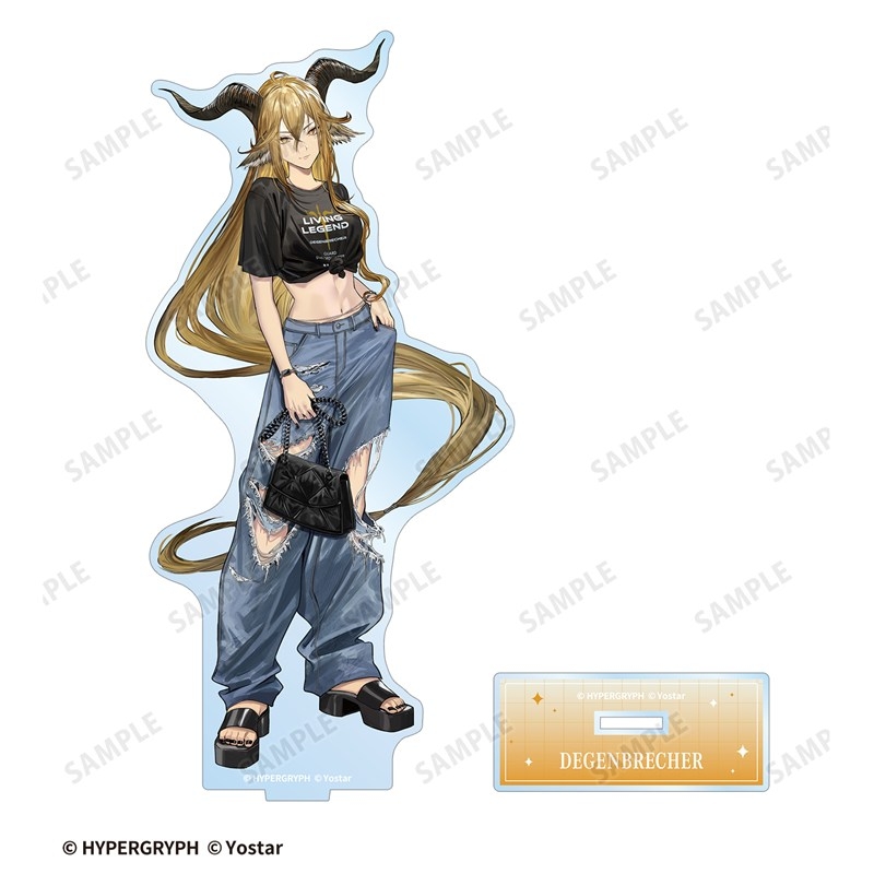 409SKU アークナイツ デーゲンブレヒャー ショッピングver. BIGアクリルスタンド Image 3 | AniSmile