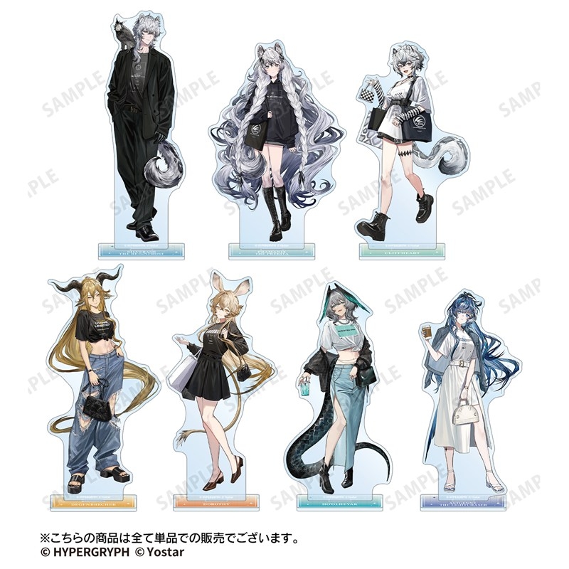 409SKU アークナイツ 凛御シルバーアッシュ ショッピングver. BIGアクリルスタンド Image 4 | AniSmile