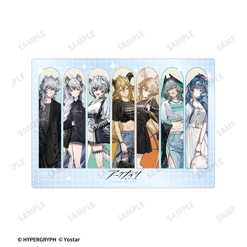 409SKU アークナイツ 集合 ショッピングver. A4アクリルパネル 图片 5 | AniSmile