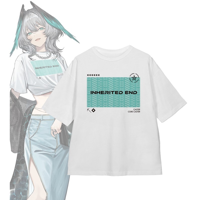 409SKU アークナイツ ホルハイヤ ショッピングver. 着用BIGシルエットTシャツユニセックス(サイズ/XL) - 官方商品图片 | AniSmile