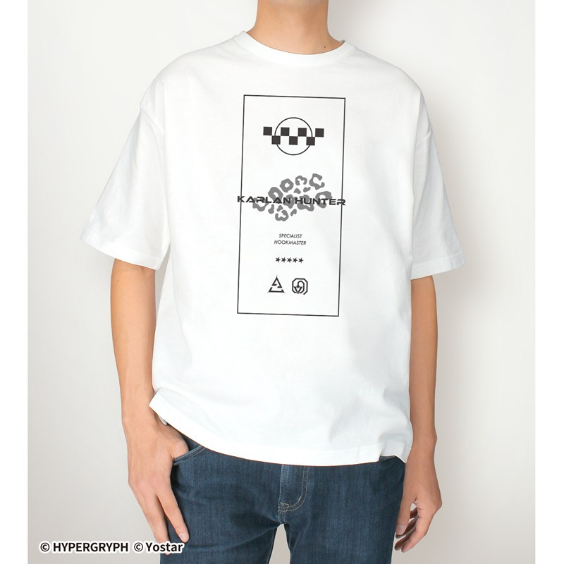 409SKU アークナイツ クリフハート ショッピングver. 着用BIGシルエットTシャツユニセックス(サイズ/XL) Image 4 | AniSmile