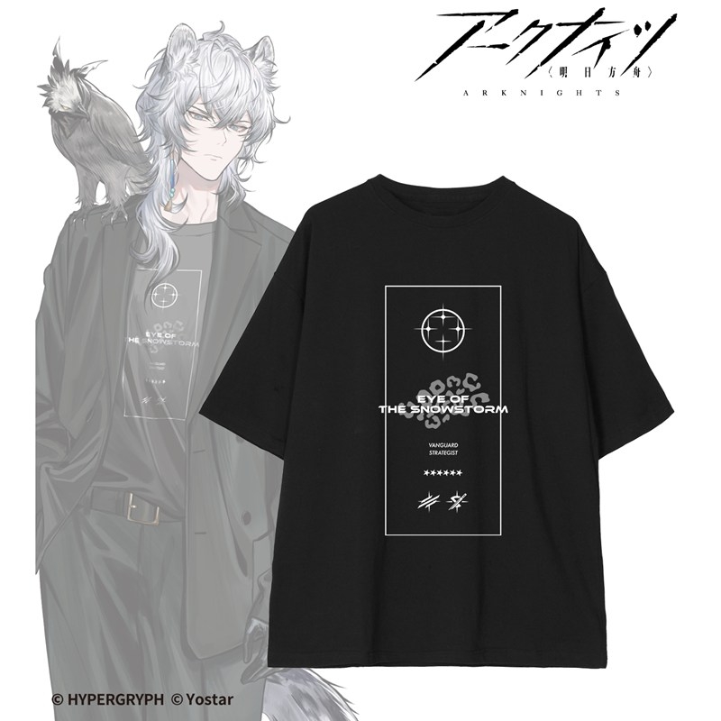 409SKU アークナイツ 凛御シルバーアッシュ ショッピングver. 着用BIGシルエットTシャツユニセックス(サイズ/L) Image 2 | AniSmile