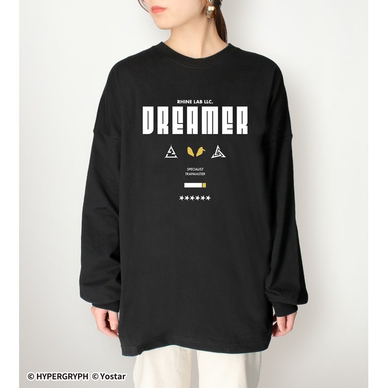 409SKU アークナイツ ドロシー ショッピングver. 着用BIGシルエットロングTシャツユニセックス(サイズ/M) 图片 5 | AniSmile