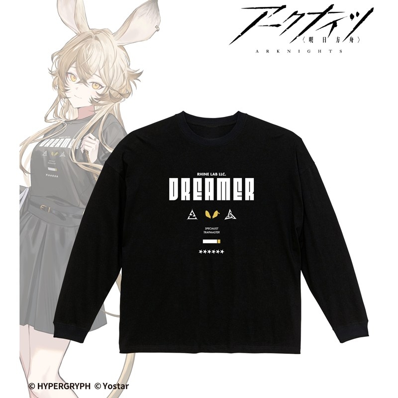 409SKU アークナイツ ドロシー ショッピングver. 着用BIGシルエットロングTシャツユニセックス(サイズ/S) Image 2 | AniSmile