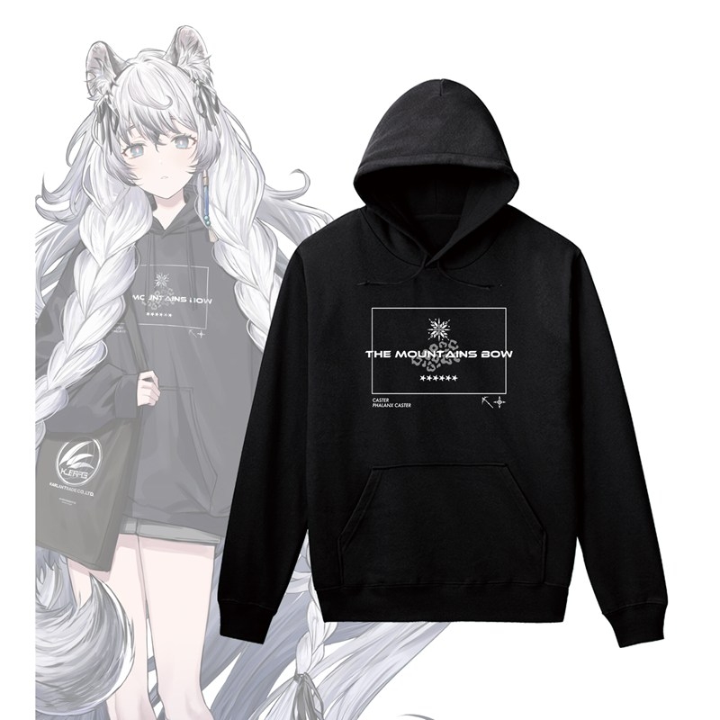 409SKU アークナイツ 聖聆プラマニクス ショッピングver. 着用プルオーバーフーディーユニセックス(サイズ/L) - official product image | AniSmile