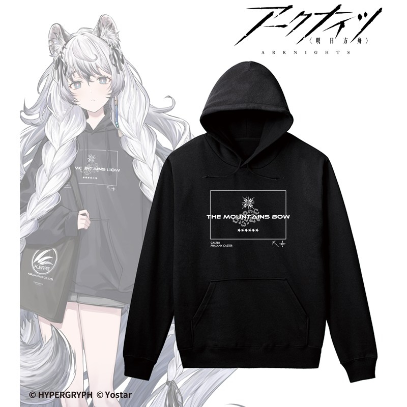 409SKU アークナイツ 聖聆プラマニクス ショッピングver. 着用プルオーバーフーディーユニセックス(サイズ/M) Image 2 | AniSmile