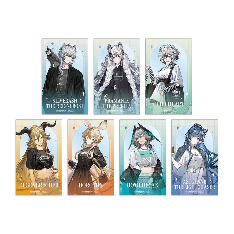 409SKU アークナイツ ショッピングver. トレーディングコンパクトクリアカード - official product image | AniSmile