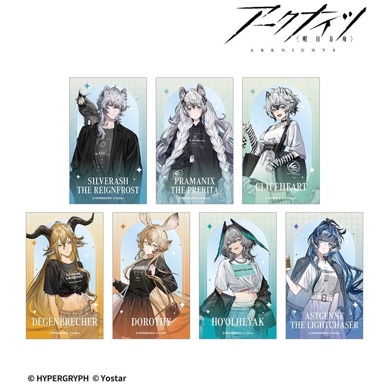 409SKU アークナイツ ショッピングver. トレーディングコンパクトクリアカード Image 2 | AniSmile