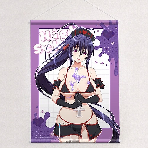 [ハイスクールD×D HERO]描き下ろしB2タペストリー(姫島朱乃/黒ナース)Wスエード 图片 2 | AniSmile