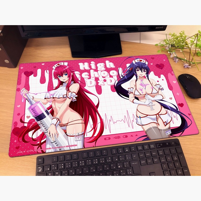 [ハイスクールD×D HERO]描き下ろしラバーマット(リアス・グレモリー&姫島朱乃/白ナース) Image 2 | AniSmile