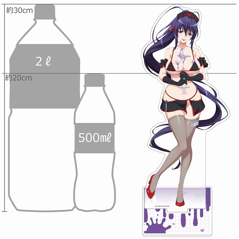 [ハイスクールD×D HERO]描き下ろし特大アクリルスタンド(姫島朱乃/黒ナース) 图片 2 | AniSmile