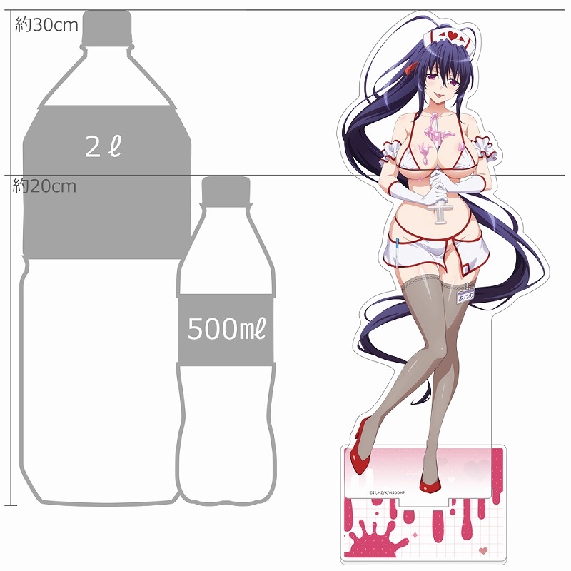 [ハイスクールD×D HERO]描き下ろし特大アクリルスタンド(姫島朱乃/白ナース) Image 2 | AniSmile