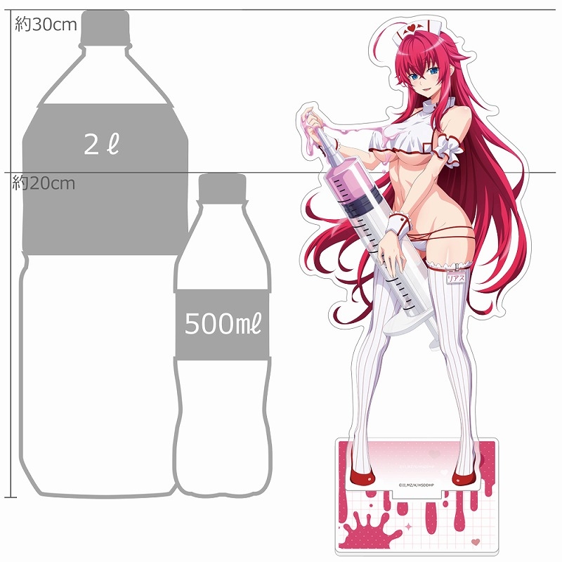 [ハイスクールD×D HERO]描き下ろし特大アクリルスタンド(リアス・グレモリー/白ナース) Image 2 | AniSmile