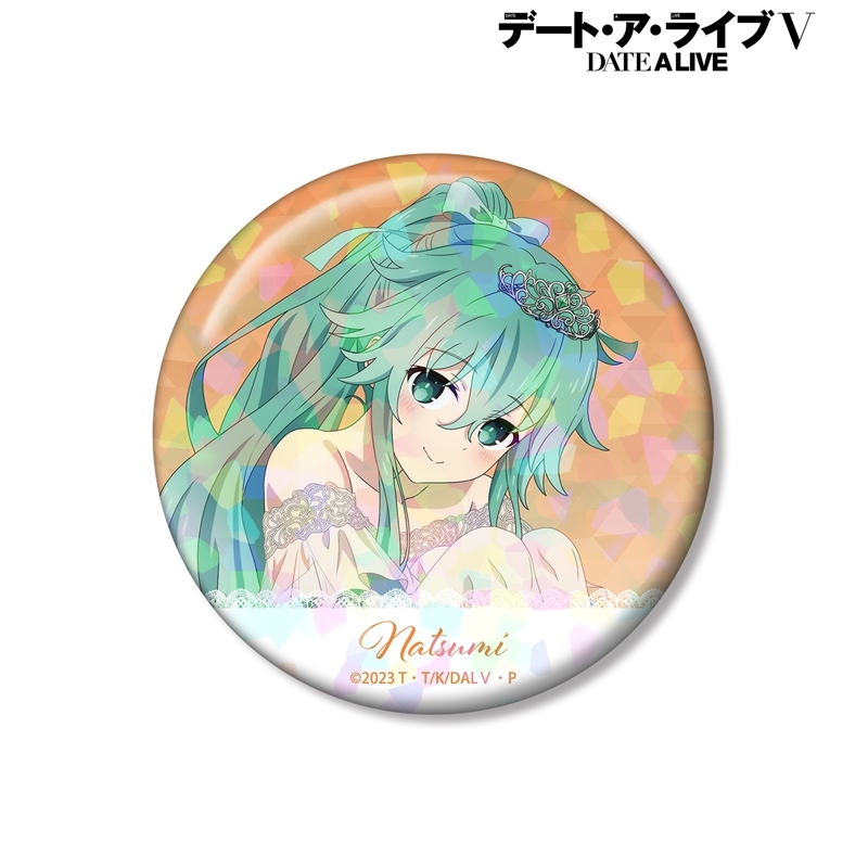 アニメ「デート・ア・ライブV」 描き下ろし 七罪 プリンセス玉座ver. 75mmホログラム缶バッジ 图片 2 | AniSmile