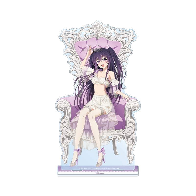 アニメ「デート・ア・ライブV」 描き下ろし 夜刀神十香 プリンセス玉座ver. 特大アクリルスタンド - AniSmile
