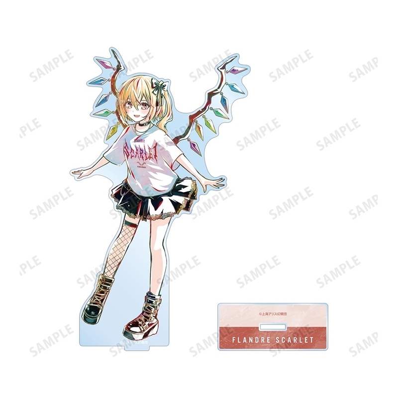 東方Project 松本能人イラスト フランドール・スカーレット 現代風ファッションver. Ani-Art BIGアクリルスタンド Image 3 | AniSmile