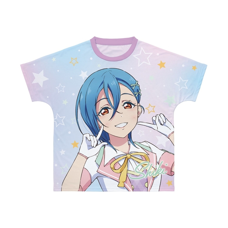 ラブライブ!スーパースター!! 描き下ろし 若菜四季 MIRACLE NEW STORY ver. フルグラフィックTシャツユニセックス(サイズ/S) - AniSmile