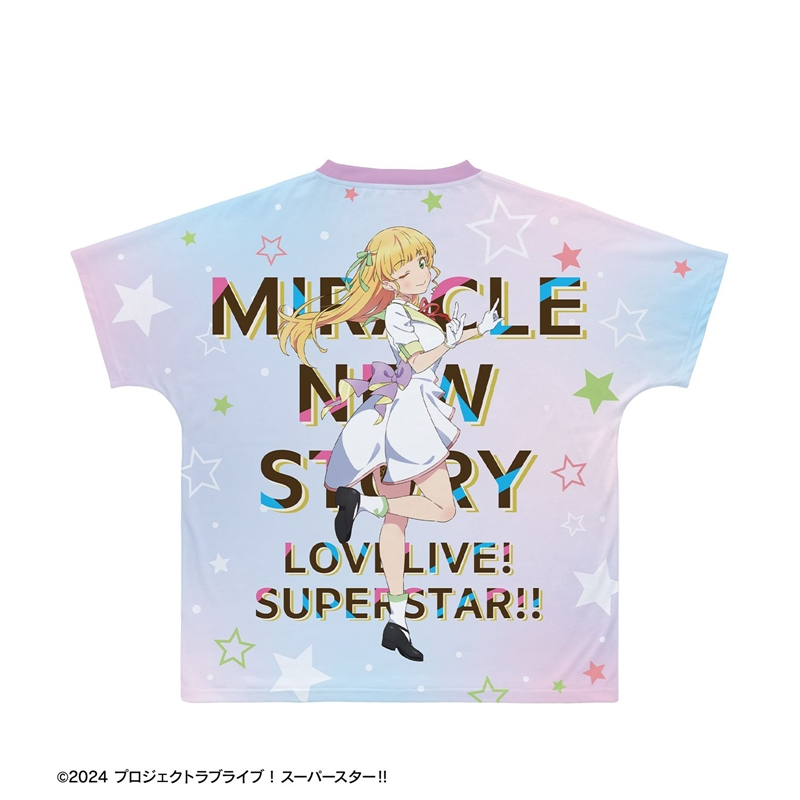 ラブライブ!スーパースター!! 描き下ろし 平安名すみれ MIRACLE NEW STORY ver. フルグラフィックTシャツユニセックス(サイズ/XXL) Image 3 | AniSmile