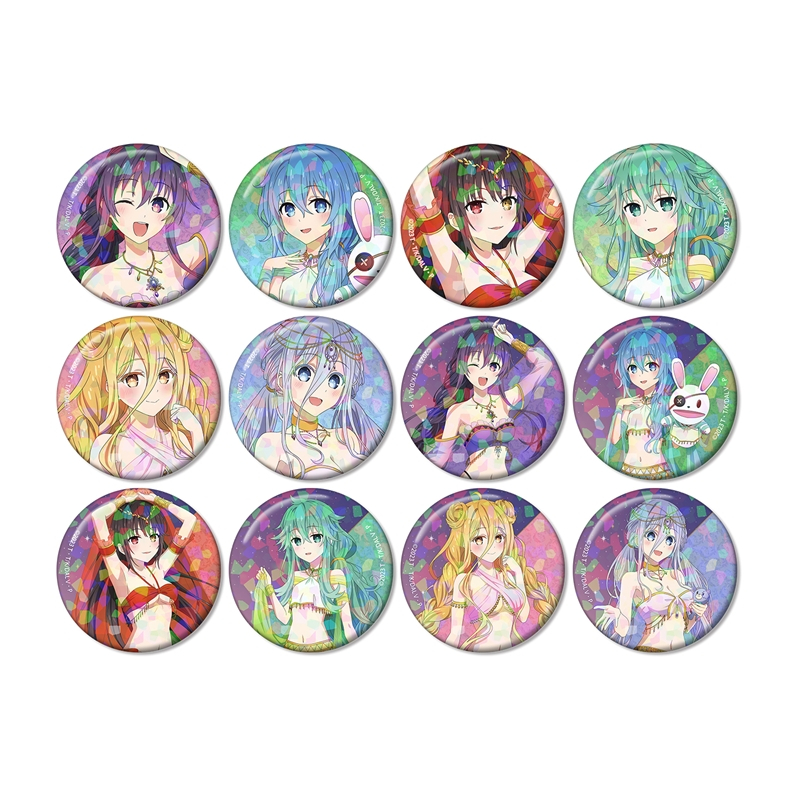 アニメ「デート・ア・ライブV」 描き下ろし 踊り子ver. トレーディングホログラム缶バッジ(単位/単品) - official product image | AniSmile