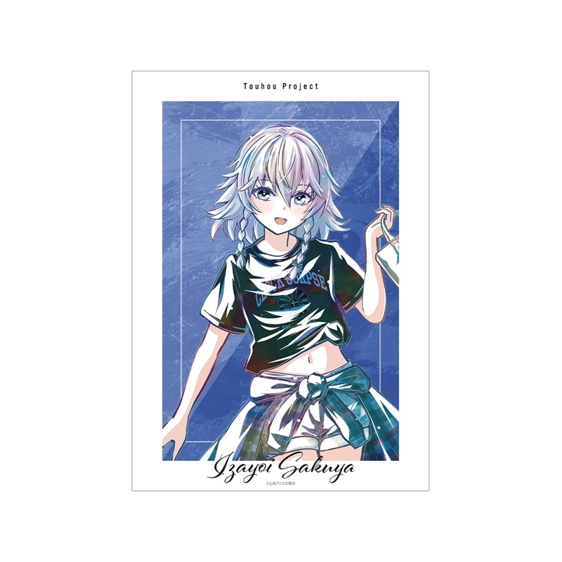 東方Project 松本能人イラスト 十六夜咲夜 現代風ファッションver. Ani-Art A3マット加工ポスター - official product image | AniSmile