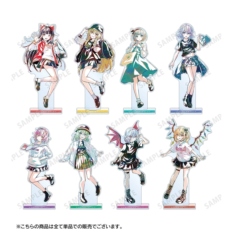 東方Project 松本能人イラスト 古明地さとり 現代風ファッションver. Ani-Art BIGアクリルスタンド Image 4 | AniSmile