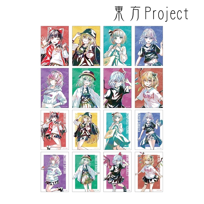 東方Project 松本能人イラスト 現代風ファッションver. トレーディング Ani-Art ブロマイド(単位/単品) - AniSmile