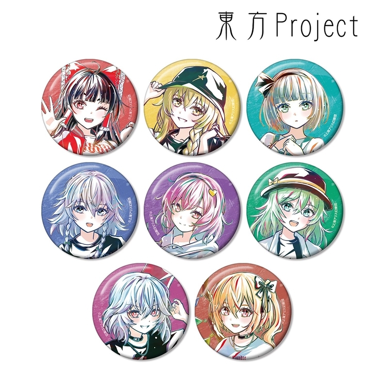 東方Project 松本能人イラスト 現代風ファッションver. トレーディング Ani-Art 缶バッジ(単位/単品) - AniSmile
