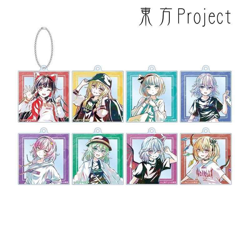 東方Project 松本能人イラスト 現代風ファッションver. トレーディング Ani-Art アクリルキーホルダー(単位/単品) - AniSmile