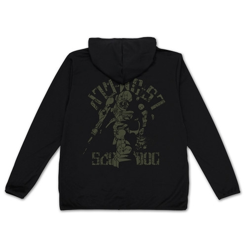 装甲騎兵ボトムズ スコープドッグ ヴィンテージ 薄手ドライパーカー/BLACK-M - official product image | AniSmile