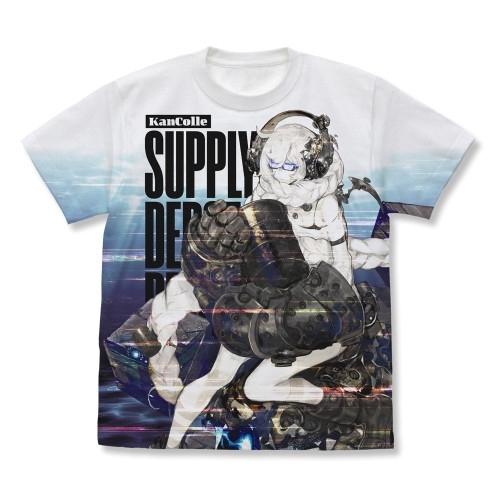 艦隊これくしょん -艦これ- 集積地棲姫 フルグラフィックTシャツ/WHITE-M - 官方商品图片 | AniSmile