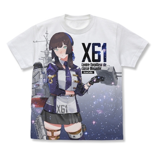 艦隊これくしょん -艦これ- Mogador フルグラフィックTシャツ/WHITE-S - official product image | AniSmile