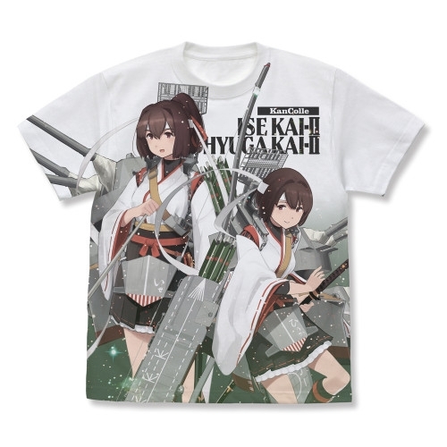 艦隊これくしょん -艦これ- 日向改二&伊勢改二 フルグラフィックTシャツ/WHITE-S - official product image | AniSmile