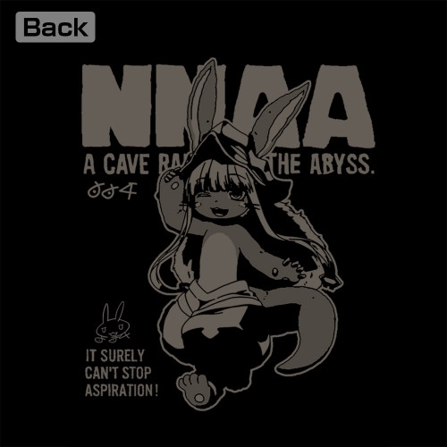メイドインアビス 烈日の黄金郷 ナナチの「んなぁ~」 薄手ドライパーカー/BLACK-L 图片 3 | AniSmile