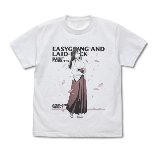 TVアニメ「甘神さんちの縁結び」 甘神夜重 Tシャツ/WHITE-S - 官方商品图片 | AniSmile